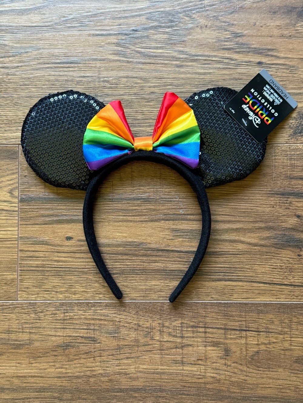 Disney Mickey Minnie Mouse Ears Pride Collection Headband Unisex One Size NWT
